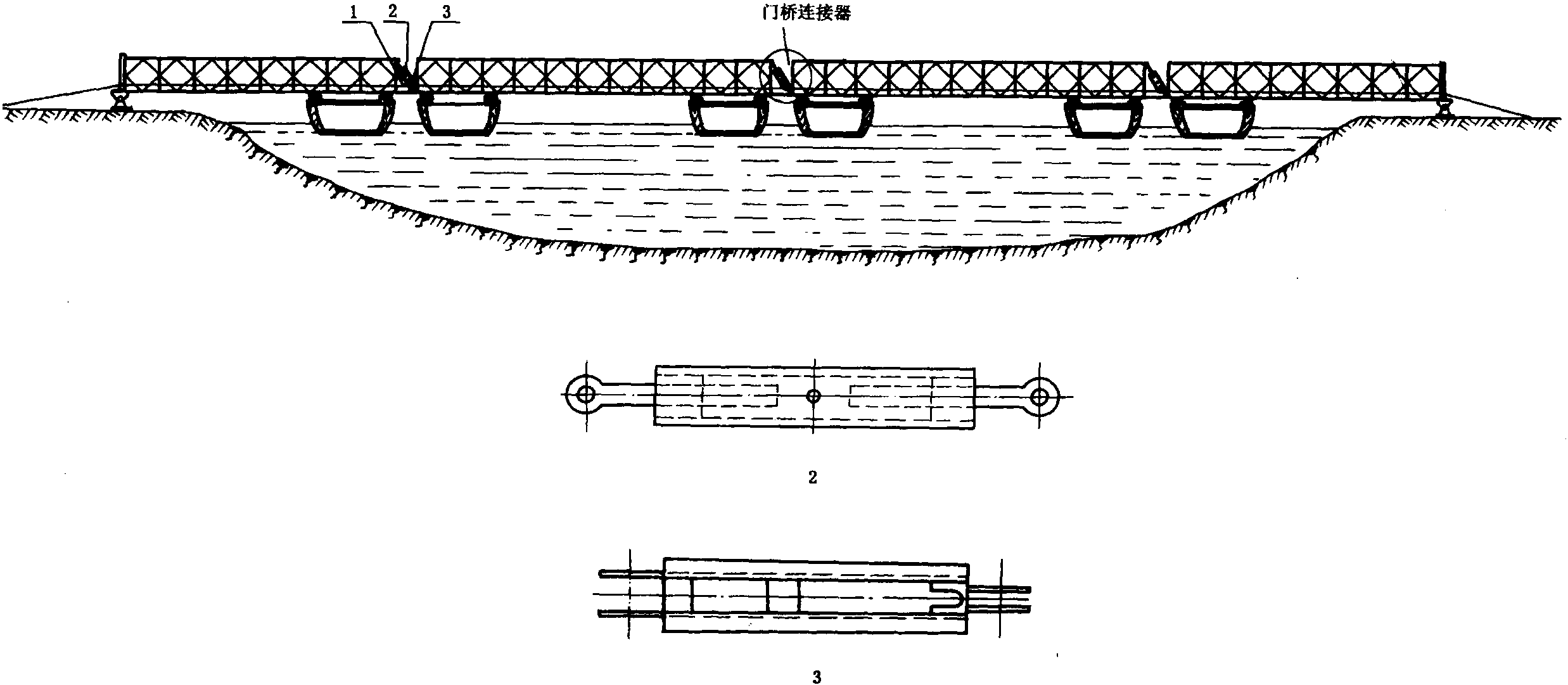 第二节 浮桥的桥节门桥构造和门桥之间的连接